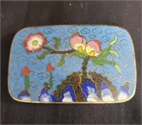 Cloisonné belt buckle