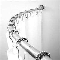 BINO Expandable Curved Shower Curtain Rod | Polis
