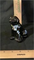 Fenton Hand Painted Dog