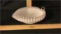 Vintage Heart Shaped Candy Dish unmarked