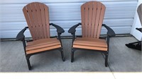 New Amish Made Folding Adirondack Chairs