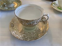 Colclough Mint & Gold Bone China  Tea Cup &