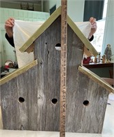 Hand crafted barn wood bird house