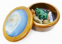 Trinket Box with Rocks & Minerals