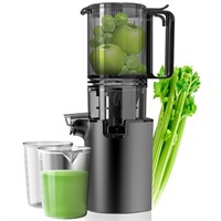 Cold Press Juicer, 4.8" Extra Large Feed Chute Fit
