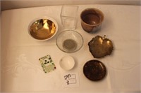 Small trinket holders and dishes..