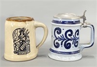 Cigar Holder Mug & Ceramic Beer Stein (German)