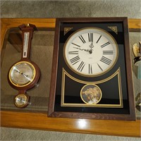 CLOCK-BAROMETER-BRASS AND MORE