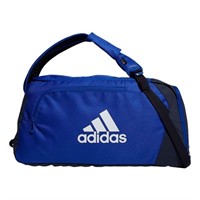 *NEW*$80 Adidas Large Duffel Bag, Blue Black