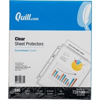 Quill Brand® Top-Loading Sheet Protectors 500ct