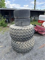 Set of John Deere Turf Tires w/Rims
