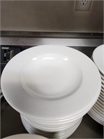 White plates