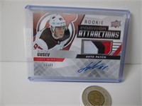 Carte hockey Rookie Auto-Patch 13/99 Gusev