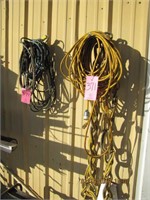 2 - groups rope & ext cords (APPROX 4 CORDS)