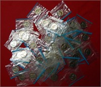 (50) 1964 Jefferson Nickels - Orig Mint Cellophane