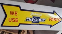 Chevrolet Arrow Sign