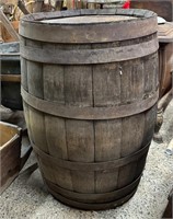 Antique Wooden Whiskey Barrel - Hannisville