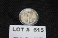 1942 Walking Liberty Half Dollar in Coin Case