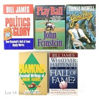 Collection of 5 Classic Baseball Books