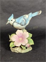 Vintage ANDREA SADEK Porcelain Blue Jay Figurine