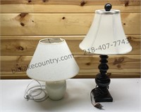 Table Lamps Lot 2