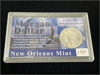 1884-O Silver Morgan Dollar EF