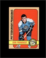 1972 Topps #143 Jean Pronovost VG to VG-EX+