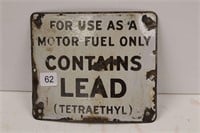 CONTAINS LEAD SSP PUMP PLATE SIGN