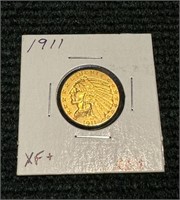 1911 5 Dollar Liberty Gold Coin