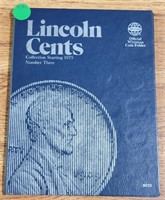LINCOLN CENT BOOK W/ 36 COINS - 1975-1996