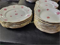 China bavaria Lot Of 21 Pc Plates, Bowls