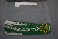 Girl Scout green headband 1963-1964