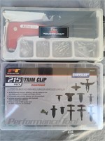 Riveter and trim clips