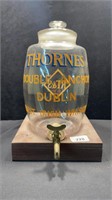 THORNES DOUBLE ANCHOR GLASS WHISKEY BARRELL