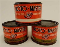 3 MOTO-MASTER SPECIALIZED  LUBRICANTS 1 LB. CANS