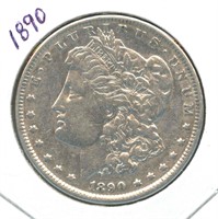 1890 Morgan Silver Dollar