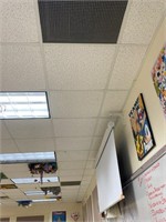 40 2' x 2' ceiling tiles white + Frame