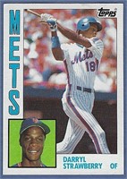 Nice 1984 Topps #182 Darryl Strawberry RC NY Mets