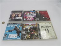 6 jeux pour Playstation 3 dont Oblivion