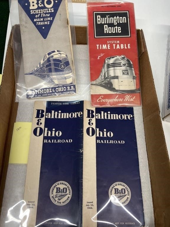 1944 Baltimore and Ohio railroad maps a