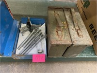 2 METAL AMMO BOXES & PIPE FLARING TOOL