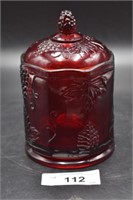 Ruby Red Lidded
