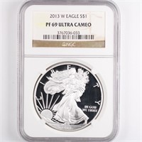 2013-W Proof Silver Eagle NGC PF69 UC