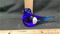Pilgrim Blue Glass Bird