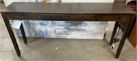 11 - CONSOLE TABLE W/ DRAWER 74"L