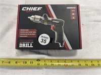 CHIEF PROFESSIONAL 1/2” REVERSIBLE AIR DRILL (NEW)