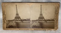 1890's Eiffel Towe - Paris France Stereoview Card