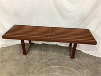 George Nelson Style Wood Bench/Coffee Table,