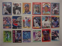 36 diff. Bo Jackson baseball cards