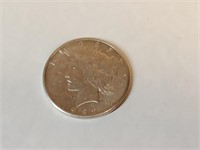 1922 silver Peace dollar
